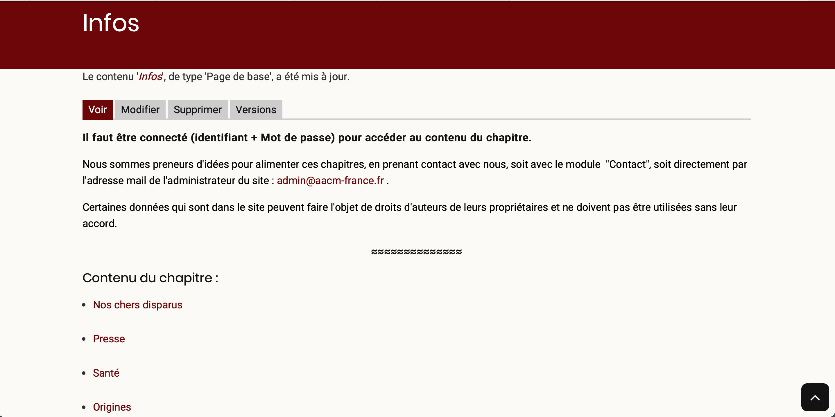 infos